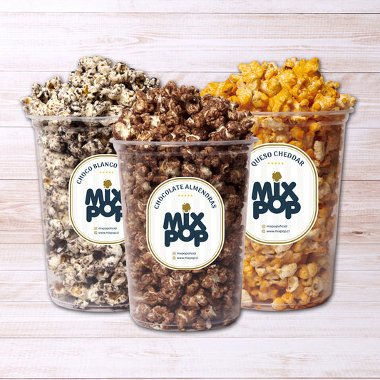 Pack 3 Vasos Palomitas 1 Lt