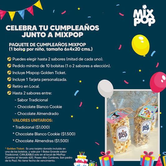 Pack Cumpleaños Mixpop
